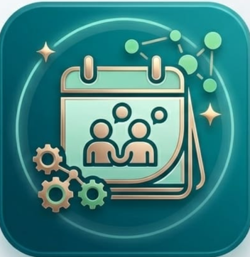 Illustration for planning together: calendar and collaboration